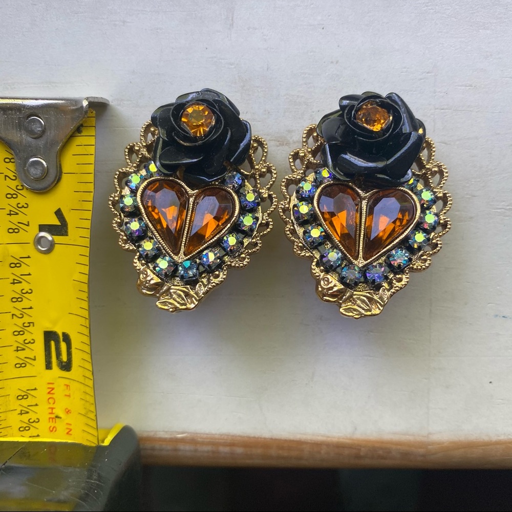 Clip On Statement Earrings - image 5